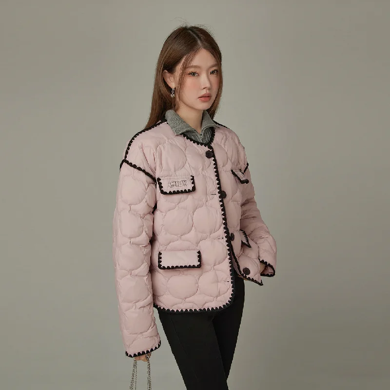 Women's windbreaker jackets with adjustable hoods for windy daysLight Quilt Padded Jacket Women's windbreaker jackets with adjustable hoods for windy daysLight Quilt Padded Jacket