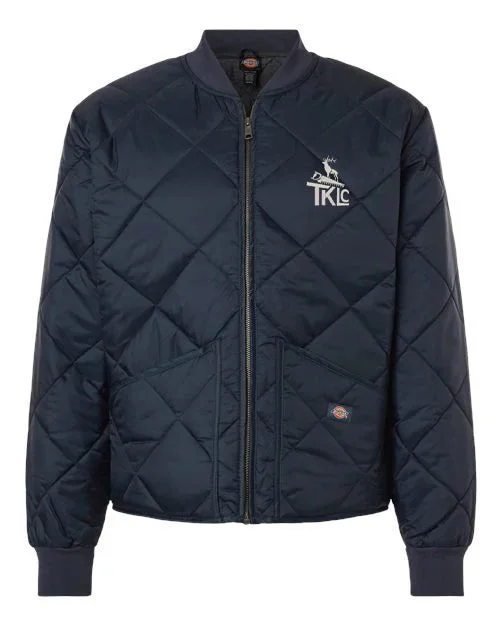Women's long - length wool blend jackets for a warm and stylish winter lookDickies Diamond Quilted Jacket Women's long - length wool blend jackets for a warm and stylish winter lookDickies Diamond Quilted Jacket