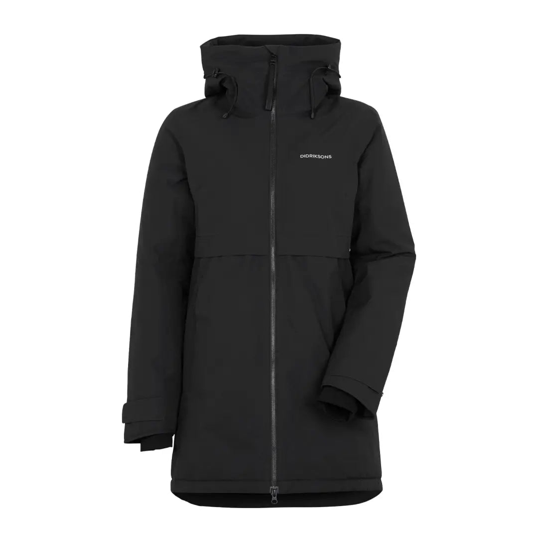 Women's long - length wool blend jackets for a warm and stylish winter lookDidriksons Helle Womens Parka 5 Women's long - length wool blend jackets for a warm and stylish winter lookDidriksons Helle Womens Parka 5