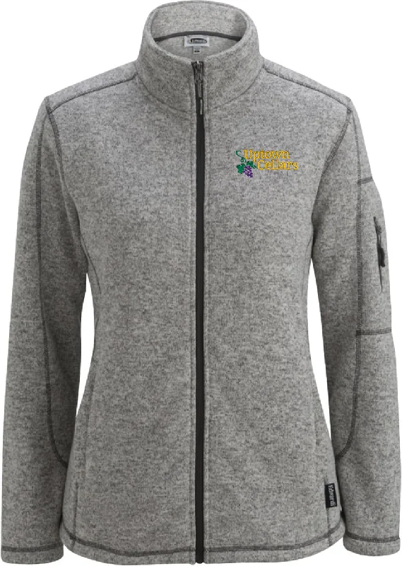 Women's long - line cardigan jackets in a soft knit for a cozy and elegant lookEdwards Ladies Sweater Knit Fleece Jacket Women's long - line cardigan jackets in a soft knit for a cozy and elegant lookEdwards Ladies Sweater Knit Fleece Jacket