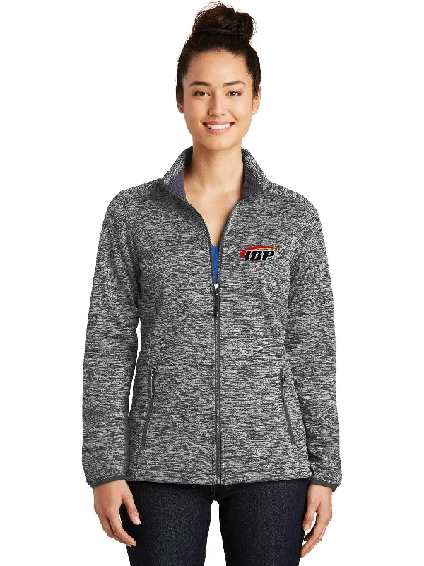 Women's quilted puffer jackets in a cropped silhouette for a modern twistSport-Tek Ladies Electric Heather Soft Shell Jacket Women's quilted puffer jackets in a cropped silhouette for a modern twistSport-Tek Ladies Electric Heather Soft Shell Jacket