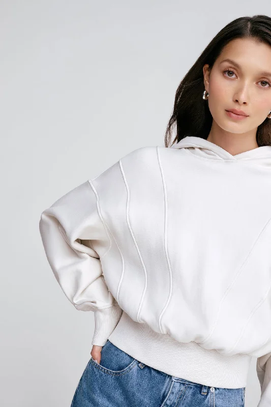 Women's mock - neck sweatshirt made of moisture - wicking material for fitness useElla Hoodie