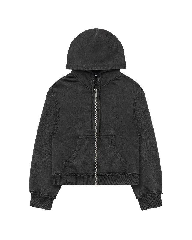 Essential Washed Zip Hoodie