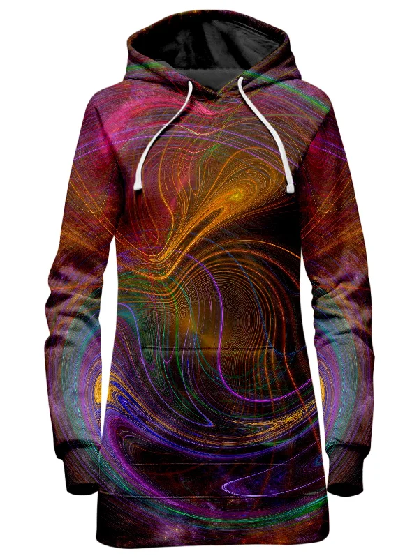 Fractalized Hoodie Dress