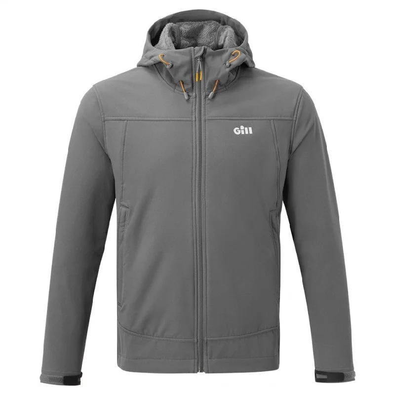 Women's military - style jackets with epaulets for a tough and fashionable appearanceGill Men's Rock Softshell Jacket Ash Women's military - style jackets with epaulets for a tough and fashionable appearanceGill Men's Rock Softshell Jacket Ash