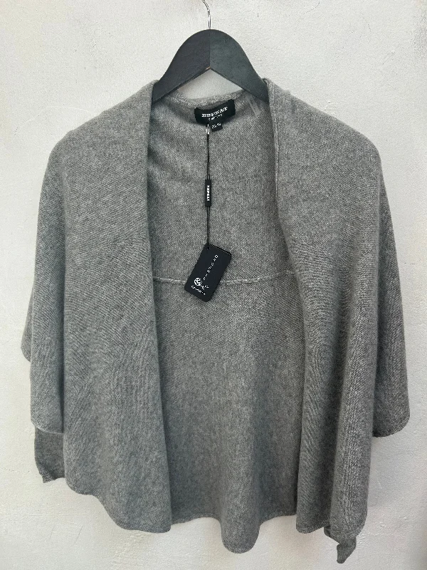 Lt Grey Organic Circle Cardigan