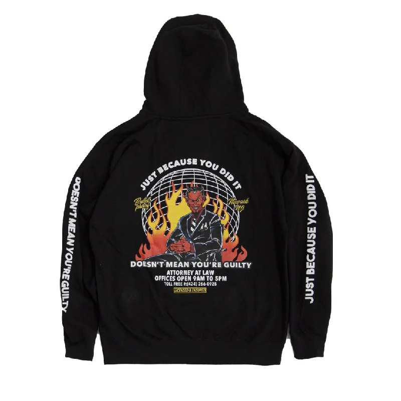 Women's sherpa - lined hoodie for extreme cold weather outdoor activitiesGuilty Sins Hoodie Black Women's sherpa - lined hoodie for extreme cold weather outdoor activitiesGuilty Sins Hoodie Black