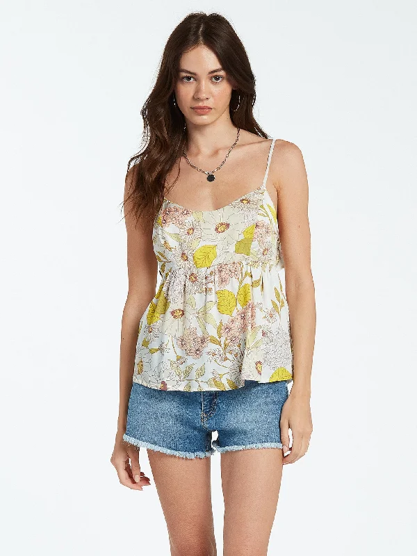 Women's bomber jackets with floral embroidery for a feminine and unique designHappy Clouds Cami - Multi