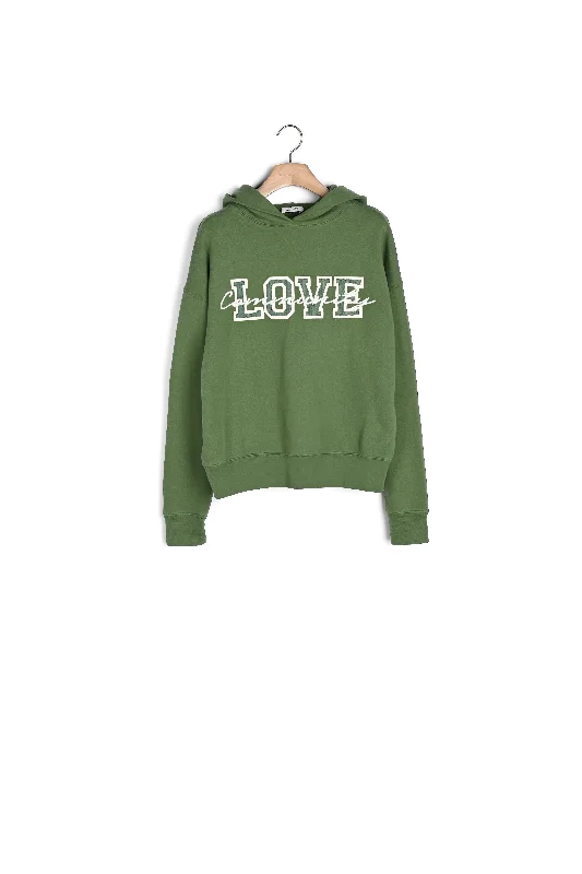 Women's sherpa - lined hoodie for extreme cold weather outdoor activitiesSweat à capuche Love Community Women's sherpa - lined hoodie for extreme cold weather outdoor activitiesSweat à capuche Love Community