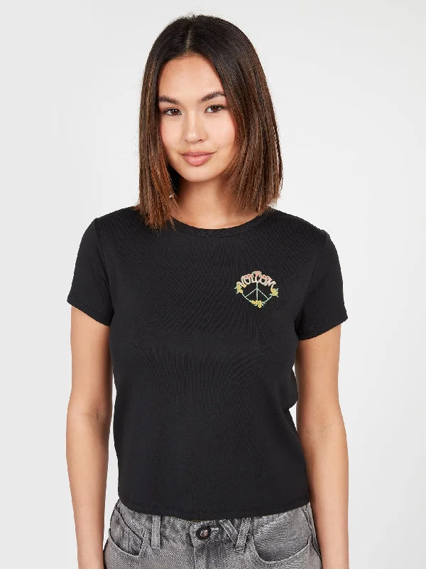Women's faux fur - trimmed denim jackets for a trendy and cozy styleHave A Clue Short Sleeve Tee - Black Women's faux fur - trimmed denim jackets for a trendy and cozy styleHave A Clue Short Sleeve Tee - Black