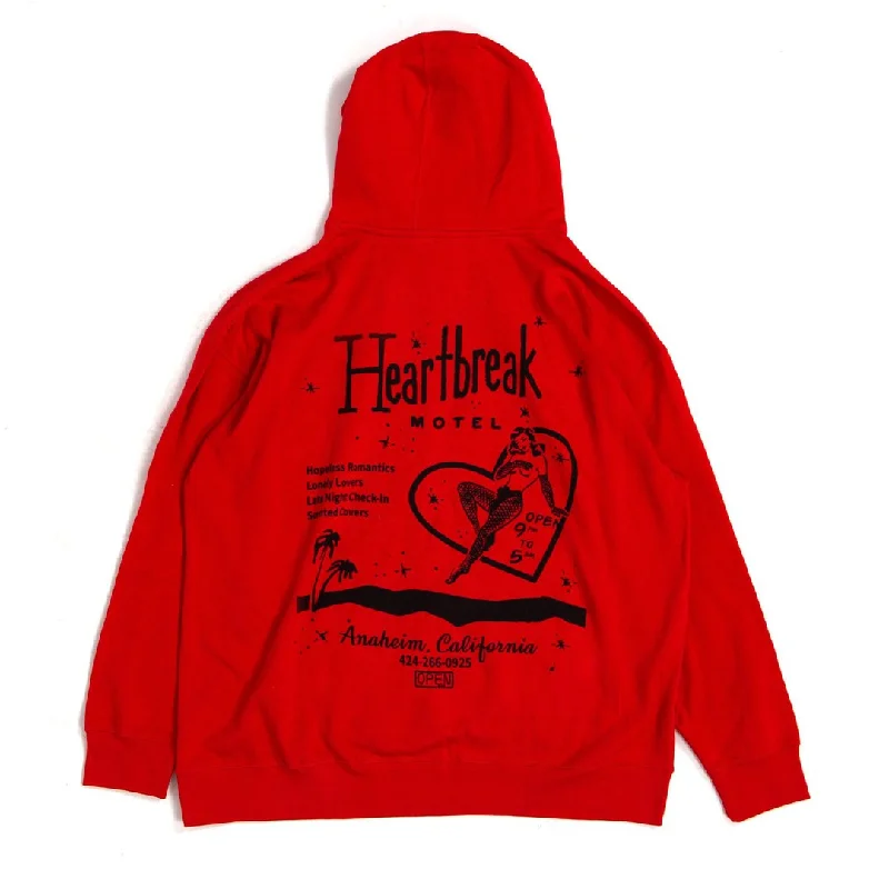 Heartbreak Motel Hoodie Red