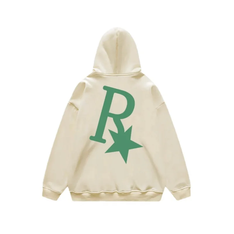 Women's graphic - printed sweatshirt featuring floral patterns for a feminine touchHigh Street R Star Letter Hoodie Women's graphic - printed sweatshirt featuring floral patterns for a feminine touchHigh Street R Star Letter Hoodie