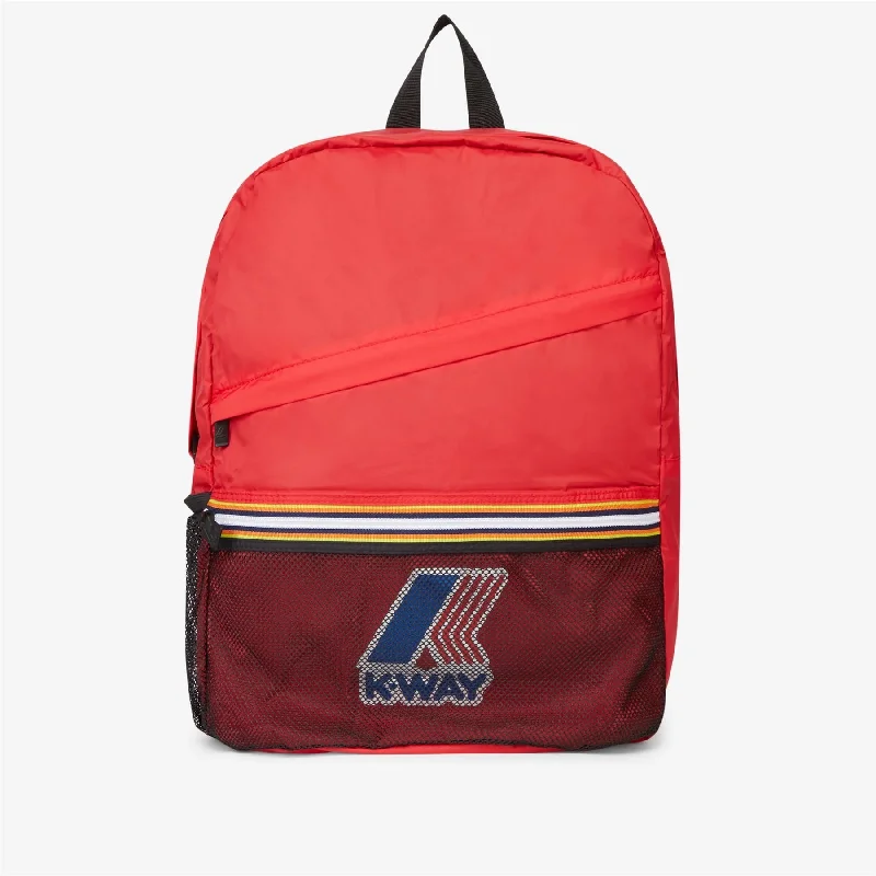 Women's denim jackets with distressed details for a casual and edgy lookFrancois - Packable Ripstop Backpack in Red Women's denim jackets with distressed details for a casual and edgy lookFrancois - Packable Ripstop Backpack in Red