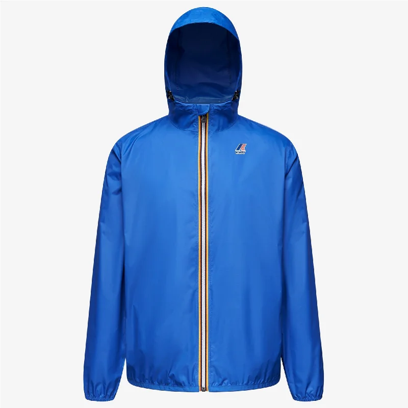 Women's trench coats with a removable belt for customizable stylingClaude - Unisex Packable Full Zip Waterproof Rain Jacket in Blue Royal Marine Women's trench coats with a removable belt for customizable stylingClaude - Unisex Packable Full Zip Waterproof Rain Jacket in Blue Royal Marine