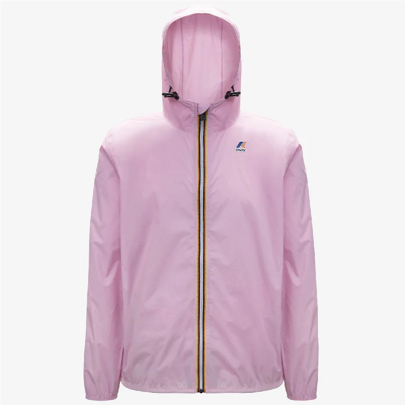 Women's windbreaker jackets with adjustable hoods for windy daysClaude - Unisex Packable Full Zip Waterproof Rain Jacket in Pink Women's windbreaker jackets with adjustable hoods for windy daysClaude - Unisex Packable Full Zip Waterproof Rain Jacket in Pink