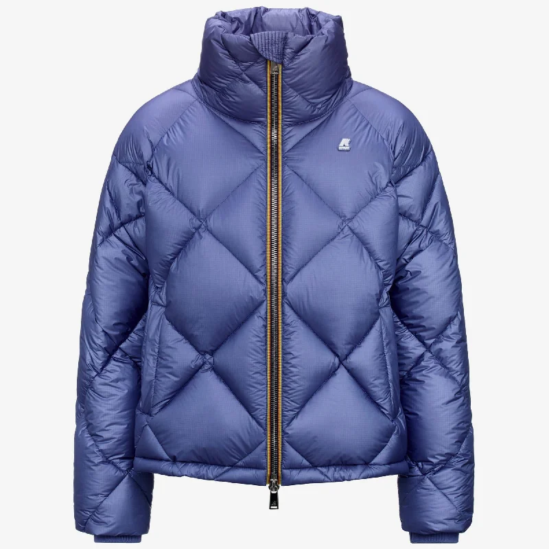 Women's bomber jackets with floral embroidery for a feminine and unique designImelda Heavy Quilted Metal Azure Dk Women's bomber jackets with floral embroidery for a feminine and unique designImelda Heavy Quilted Metal Azure Dk