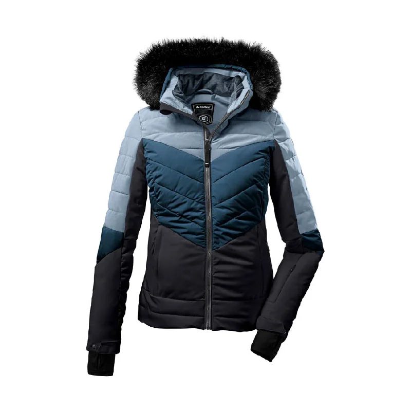 Women's bomber jackets with a holographic finish for a futuristic and eye - catching lookKilltec Clara Womens Jacket 2023