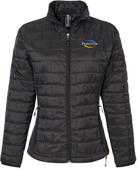 Women's long - line cardigan jackets in a soft knit for a cozy and elegant lookBurnside Ladies Element Puffer Jacket Women's long - line cardigan jackets in a soft knit for a cozy and elegant lookBurnside Ladies Element Puffer Jacket