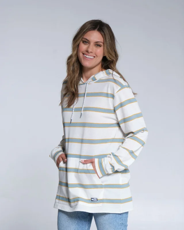 Women's bomber jackets with a holographic finish for a futuristic and eye - catching lookLeeward Mid Weight Hoody - Dusty Turq UPF 40+ Women's bomber jackets with a holographic finish for a futuristic and eye - catching lookLeeward Mid Weight Hoody - Dusty Turq UPF 40+