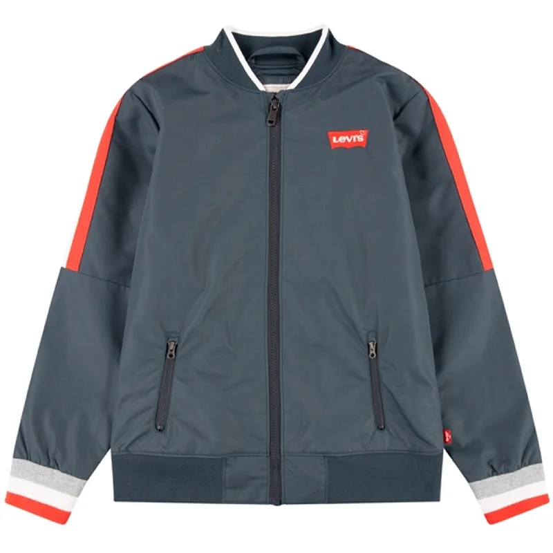 Women's pea coats in a plus - size fit for a flattering and warm winter coatLevi's Tape Detailed Bomber Jacket Grey