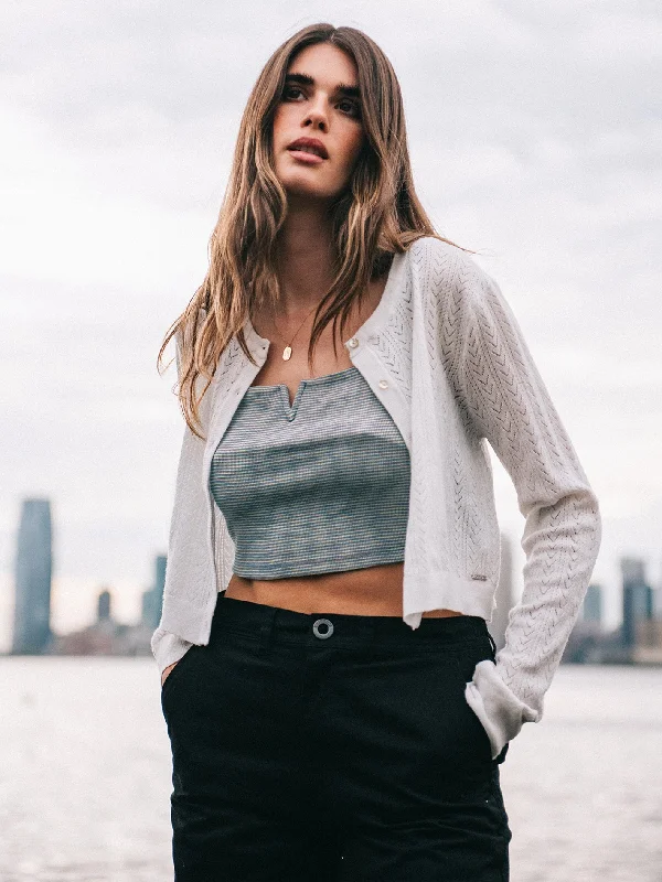 Women's trench coats with a removable belt for customizable stylingLil Knit Tank - Multi Women's trench coats with a removable belt for customizable stylingLil Knit Tank - Multi