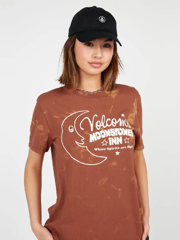 Women's moto jackets with a lace - up front for a unique and stylish touchLock It Up Short Sleeve Tee - Dark Clay Women's moto jackets with a lace - up front for a unique and stylish touchLock It Up Short Sleeve Tee - Dark Clay