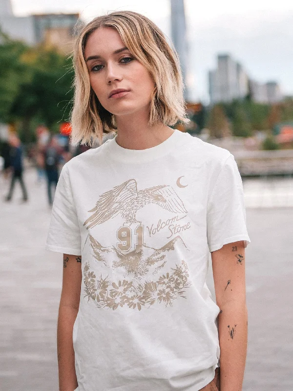 Women's long - length wool blend jackets for a warm and stylish winter lookLock It Up Tee - Star White Women's long - length wool blend jackets for a warm and stylish winter lookLock It Up Tee - Star White