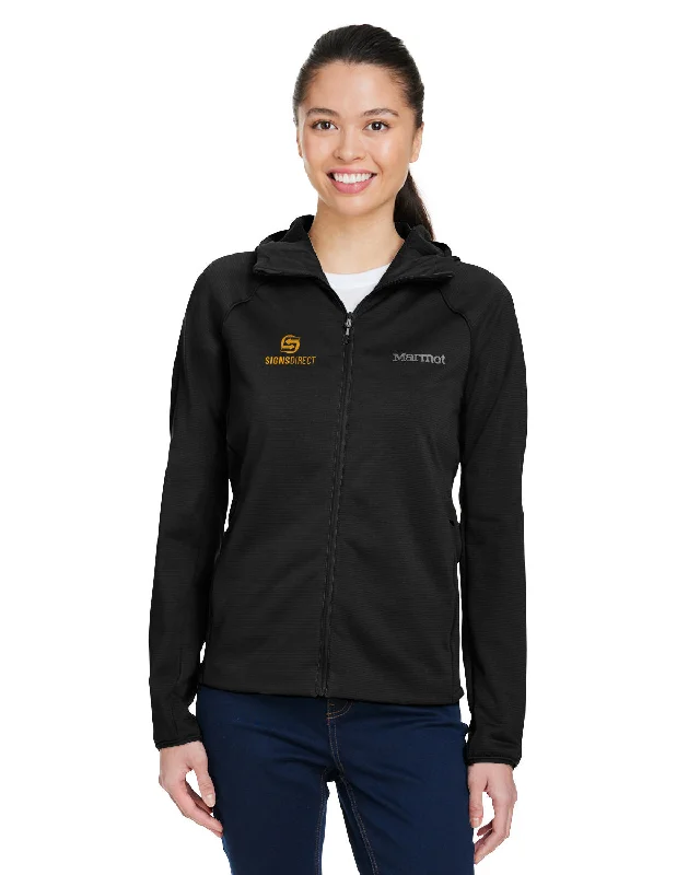 Women's bomber jackets with floral embroidery for a feminine and unique designMarmot Ladies Leconte Full Zip Hooded Jacket Women's bomber jackets with floral embroidery for a feminine and unique designMarmot Ladies Leconte Full Zip Hooded Jacket