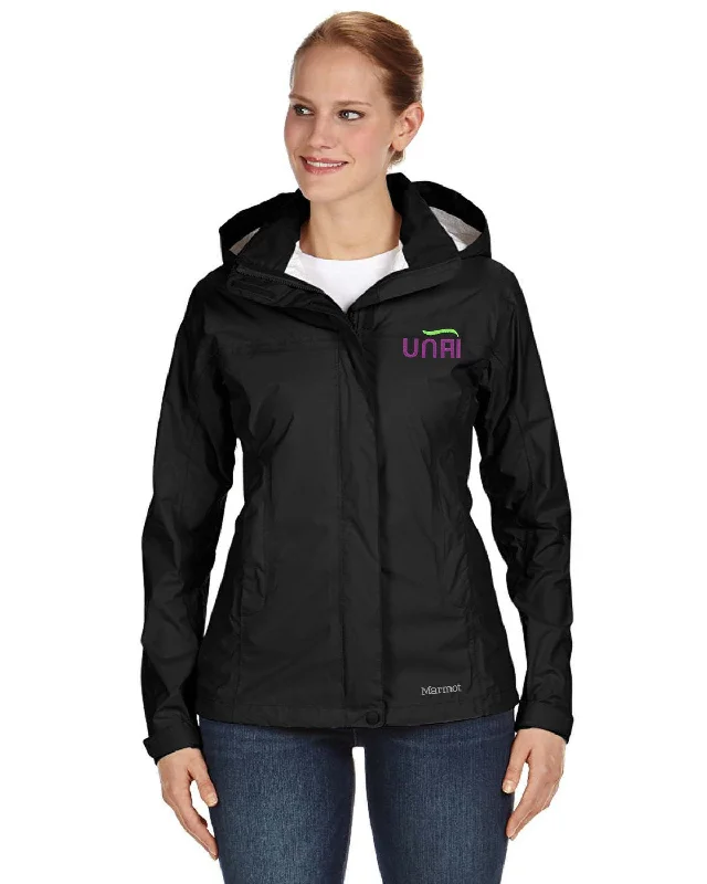 Women's double - breasted tweed jackets in classic colors for a sophisticated office lookMarmot Ladies Precipitation Eco Jacket Women's double - breasted tweed jackets in classic colors for a sophisticated office lookMarmot Ladies Precipitation Eco Jacket