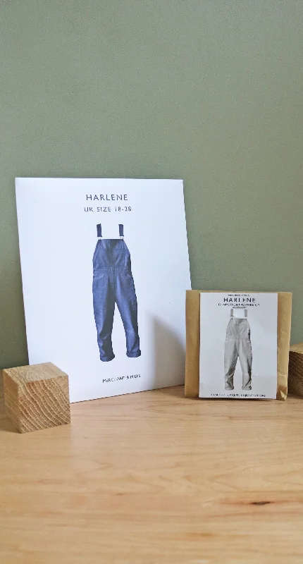 Polyester women jumpsuits for easy - care and durable everyday wearMerchant & Mills Harlene Pattern and Hardware Kit Bundle Polyester women jumpsuits for easy - care and durable everyday wearMerchant & Mills Harlene Pattern and Hardware Kit Bundle