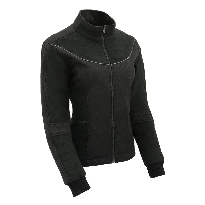Women's trench coats with a removable belt for customizable stylingMilwaukee Leather MPL2780 Women's Black Textile and Fleece Combo Jacket Women's trench coats with a removable belt for customizable stylingMilwaukee Leather MPL2780 Women's Black Textile and Fleece Combo Jacket