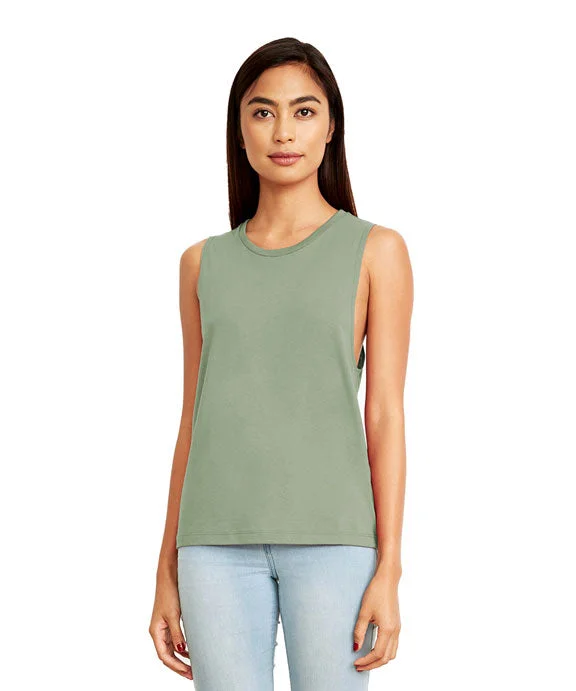 N5013 - Next Level Ladies Festival Muscle Tank Top | Stonewash Green