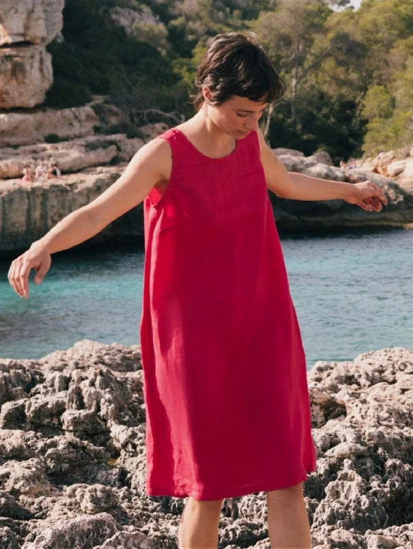 Women jumpsuits with gathered pants for a voluminous and elegant lookNorah Linen Loose Dress | Multiple Colours Women jumpsuits with gathered pants for a voluminous and elegant lookNorah Linen Loose Dress | Multiple Colours