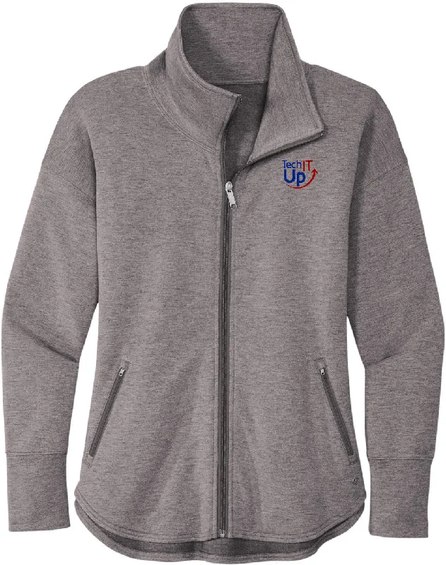 Women's bomber jackets with floral embroidery for a feminine and unique designOGIO Ladies Luuma Full-Zip Fleece Women's bomber jackets with floral embroidery for a feminine and unique designOGIO Ladies Luuma Full-Zip Fleece