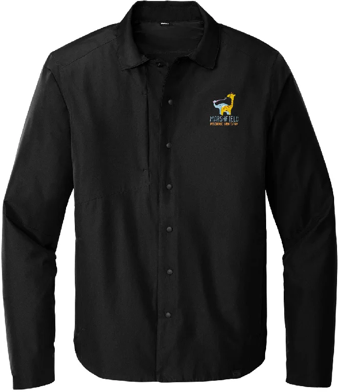 Women's windbreaker jackets with adjustable hoods for windy daysOGIO Reverse Shirt Jacket