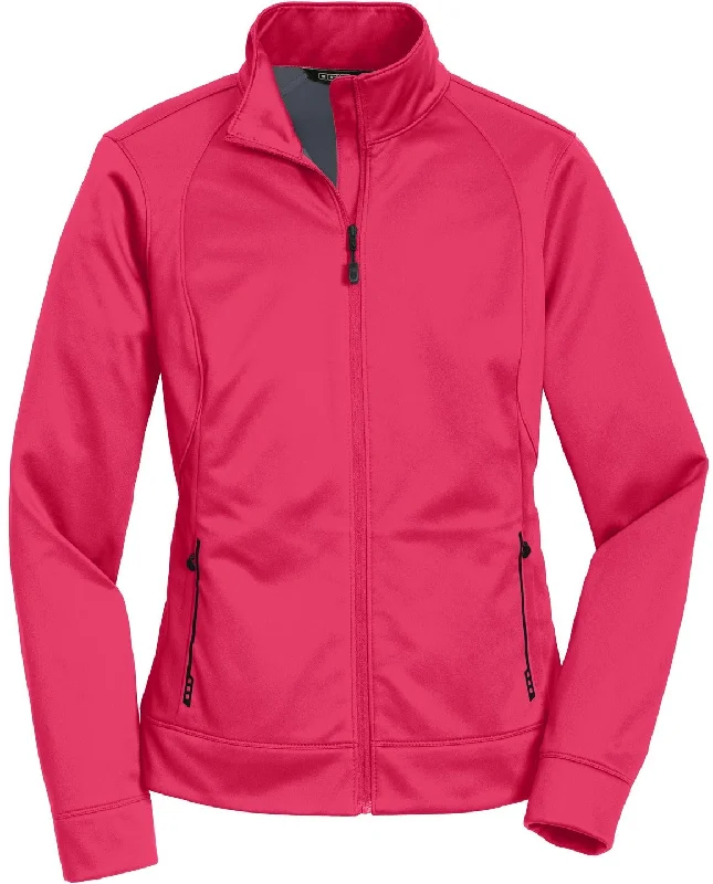 Women's quilted puffer jackets in a cropped silhouette for a modern twistCLOSEOUT - OGIO Ladies Torque II Jacket