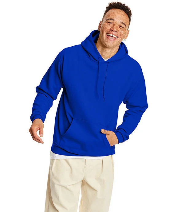 Women's color - block hoodie combining bold hues for a fashion - forward statementP170 - Hanes Adult ComfortBlend® EcoSmart® Hooded Pullover | Athletic Royal Women's color - block hoodie combining bold hues for a fashion - forward statementP170 - Hanes Adult ComfortBlend® EcoSmart® Hooded Pullover | Athletic Royal