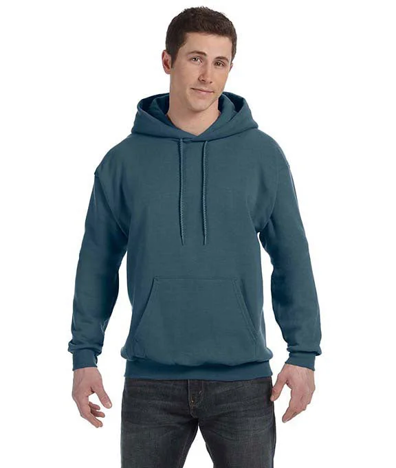 Women's tie - front hoodie in a lightweight fabric for summer layeringP170 - Hanes Adult ComfortBlend® EcoSmart® Hooded Pullover | Denim Women's tie - front hoodie in a lightweight fabric for summer layeringP170 - Hanes Adult ComfortBlend® EcoSmart® Hooded Pullover | Denim