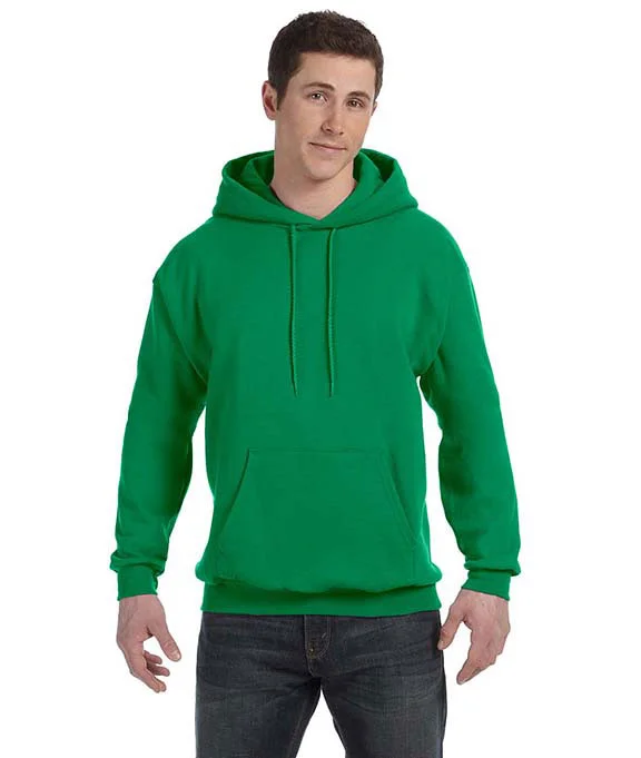 Women's sweatshirt with a mesh panel insert for breathability during workoutsP170 - Hanes Adult ComfortBlend® EcoSmart® Hooded Pullover | Kelly Green Women's sweatshirt with a mesh panel insert for breathability during workoutsP170 - Hanes Adult ComfortBlend® EcoSmart® Hooded Pullover | Kelly Green