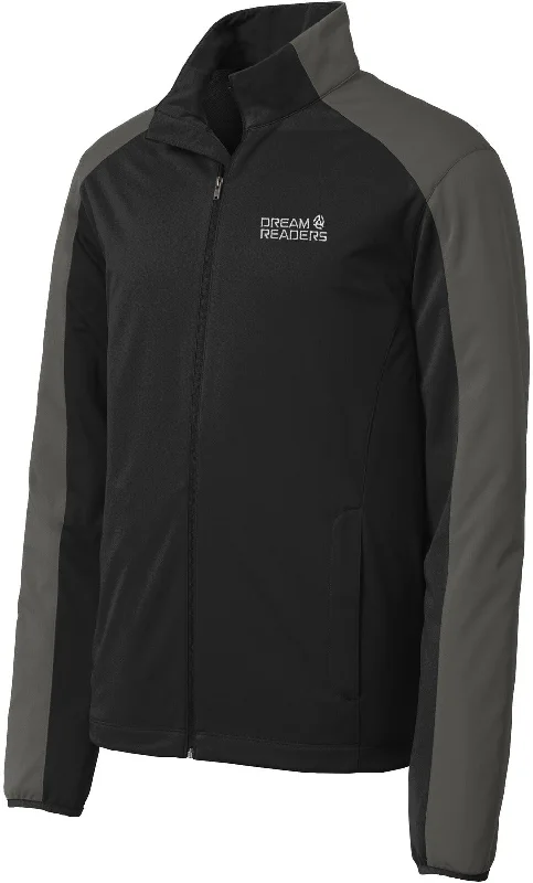 Women's cropped down jackets in bold colors for a sporty and fashionable winter outfitPort Authority Active Colorblock Soft Shell Jacket Women's cropped down jackets in bold colors for a sporty and fashionable winter outfitPort Authority Active Colorblock Soft Shell Jacket