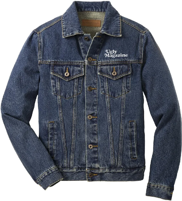 Women's long - length wool blend jackets for a warm and stylish winter lookPort Authority Denim Jacket Women's long - length wool blend jackets for a warm and stylish winter lookPort Authority Denim Jacket