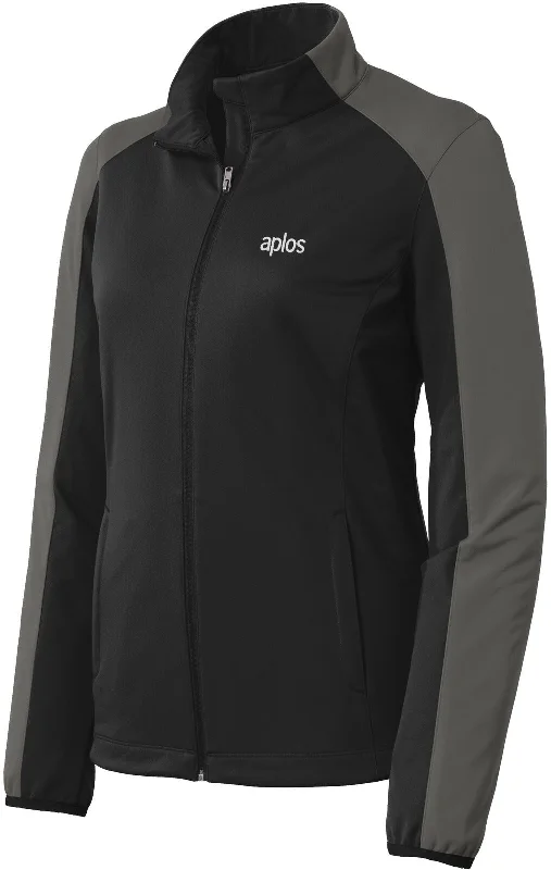 Women's shearling - lined suede jackets for ultimate warmth and luxuryPort Authority Ladies Active Colorblock Soft Shell Jacket Women's shearling - lined suede jackets for ultimate warmth and luxuryPort Authority Ladies Active Colorblock Soft Shell Jacket