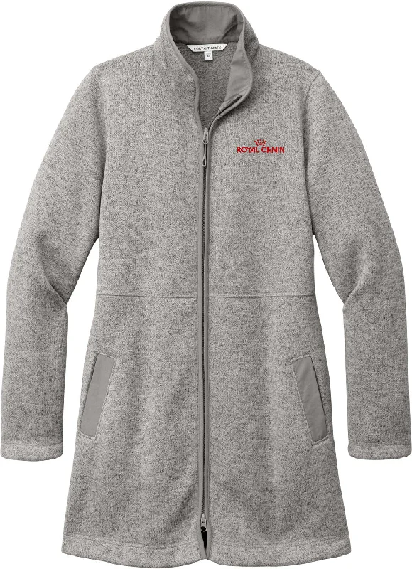 Women's denim jackets with a patchwork design for a bohemian and artsy stylePort Authority Ladies Arc Sweater Fleece Long Jacket Women's denim jackets with a patchwork design for a bohemian and artsy stylePort Authority Ladies Arc Sweater Fleece Long Jacket