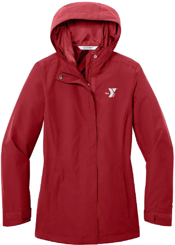 Women's cropped down jackets in bold colors for a sporty and fashionable winter outfitPort Authority Ladies C-FREE Rain Jacket Women's cropped down jackets in bold colors for a sporty and fashionable winter outfitPort Authority Ladies C-FREE Rain Jacket