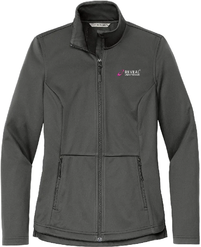 Women's bomber jackets with floral embroidery for a feminine and unique designPort Authority Ladies Flexshell Jacket Women's bomber jackets with floral embroidery for a feminine and unique designPort Authority Ladies Flexshell Jacket