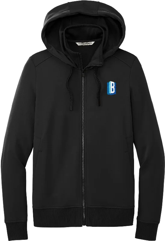 Women's bomber jackets with a holographic finish for a futuristic and eye - catching lookPort Authority Ladies Smooth Fleece Hooded Jacket Women's bomber jackets with a holographic finish for a futuristic and eye - catching lookPort Authority Ladies Smooth Fleece Hooded Jacket