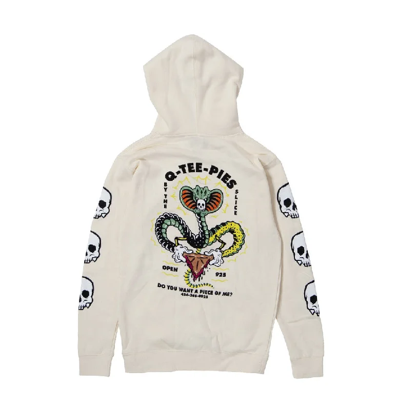 Women's quarter - zip sweatshirt made of organic cotton for eco - conscious fashionQ- Tee Pies Hoodie Natural Women's quarter - zip sweatshirt made of organic cotton for eco - conscious fashionQ- Tee Pies Hoodie Natural