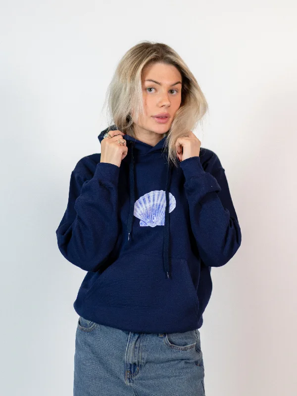 SHELLY (blå) HOODIE - NAVY