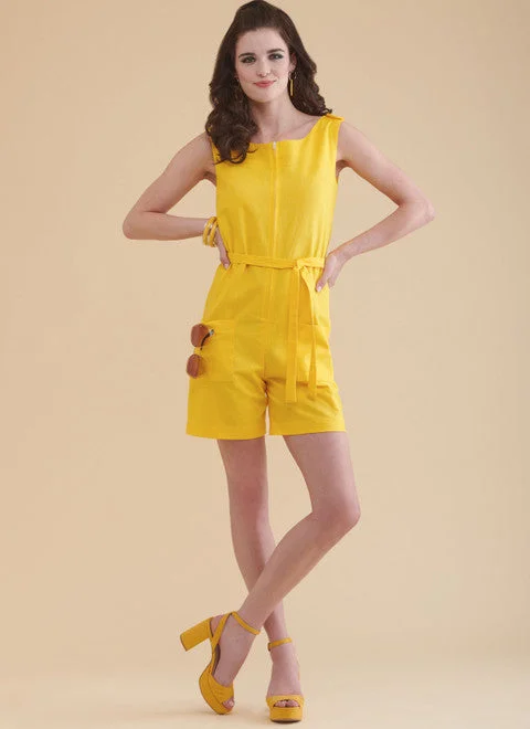 Women jumpsuits with a cinched waist for a defined silhouetteSimplicity Jumpsuit/Romper S9792 Women jumpsuits with a cinched waist for a defined silhouetteSimplicity Jumpsuit/Romper S9792