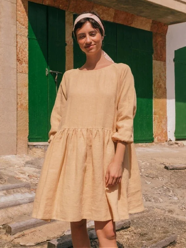 Satin women jumpsuits for a luxurious and elegant feelSofia Linen Midi-length Dress | Multiple Colours